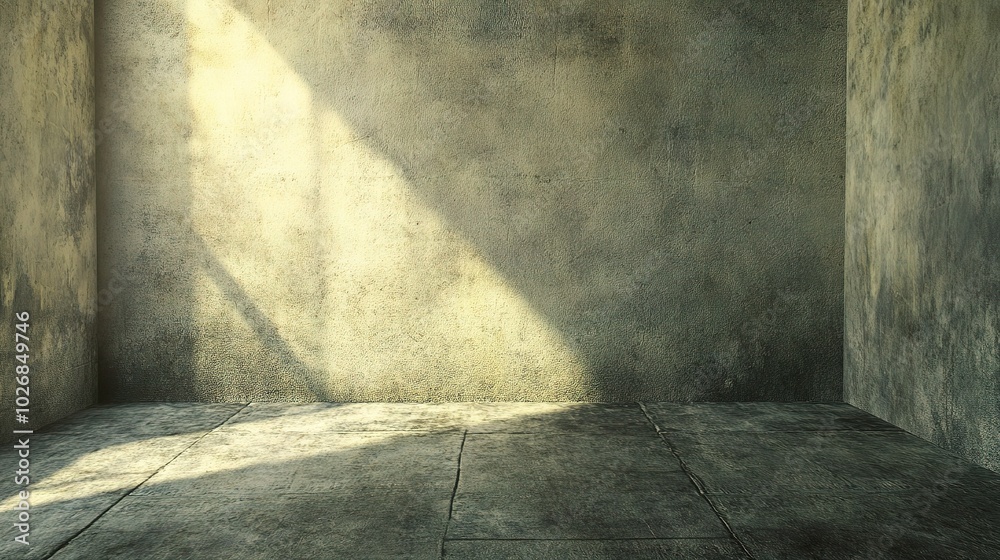 Textured Room with Natural Light and Shadows Textured Room with Natural Light and Shadows