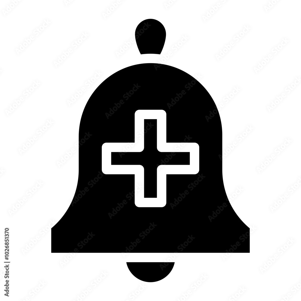 notification bell with plus sign icon notification bell with plus sign icon