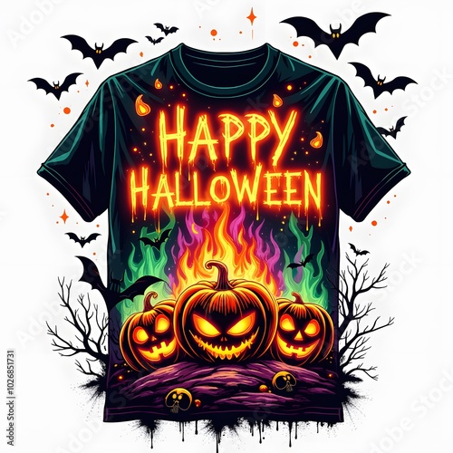 Halloween Ghost Time T-shirt Design