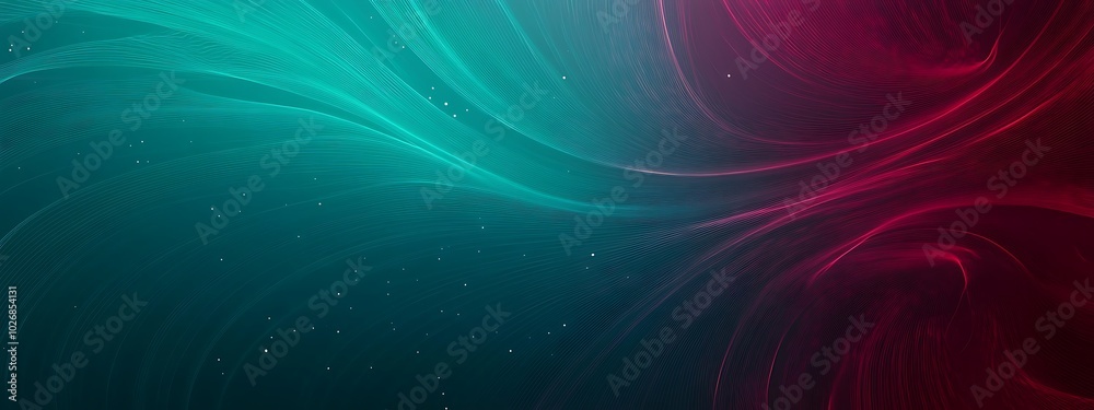 Fototapeta premium Abstract background with blue and red swirls.