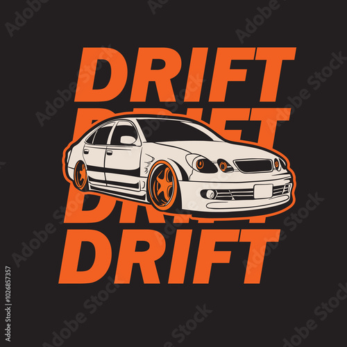 Car Vector Illustration For Conceptual Design. Suitable for posters, stickers, t-shirt prints, and banners.	

