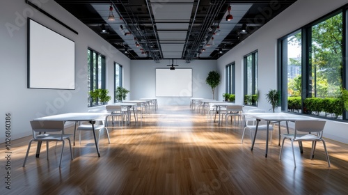 Bright and Modern Classroom Space for Learning