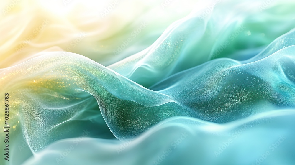 An abstract technology design background in light blue and green showcases modern digital aesthetics. An abstract technology design background in light blue and green showcases modern digital aesthetics.