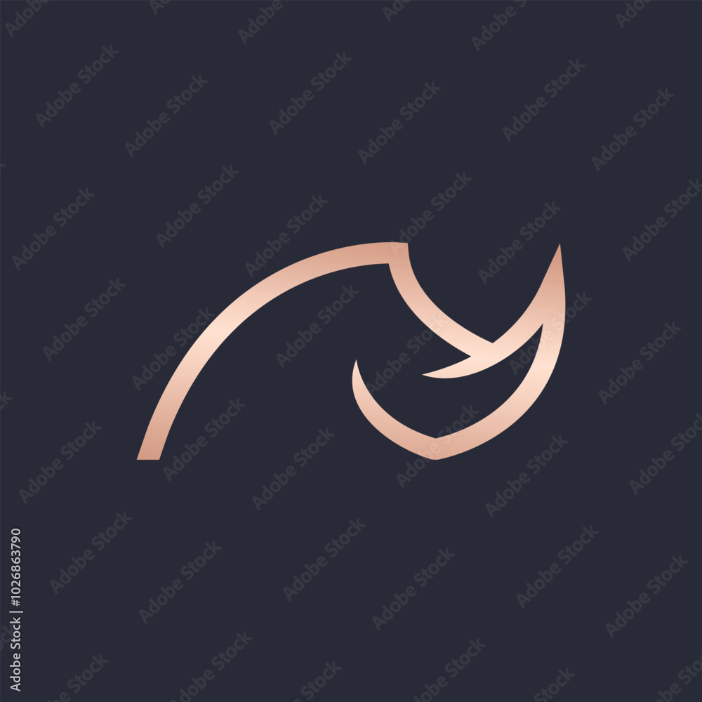 Obraz premium Rhino Logo Design