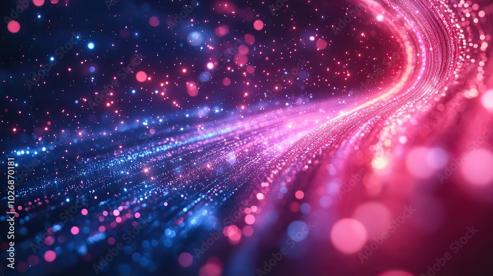 Dynamic scene of optical fibers extending from deep within a technology background, emphasizing data flow and connectivity. Dynamic scene of optical fibers extending from deep within a technology background, emphasizing data flow and connectivity.