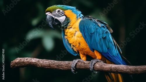 Blue and Yellow Macaw.
