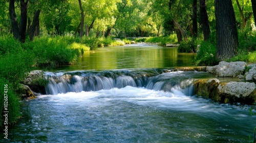 River Waterfall.