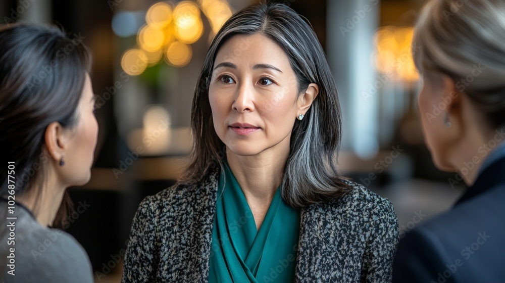 Businesswoman in Meeting.