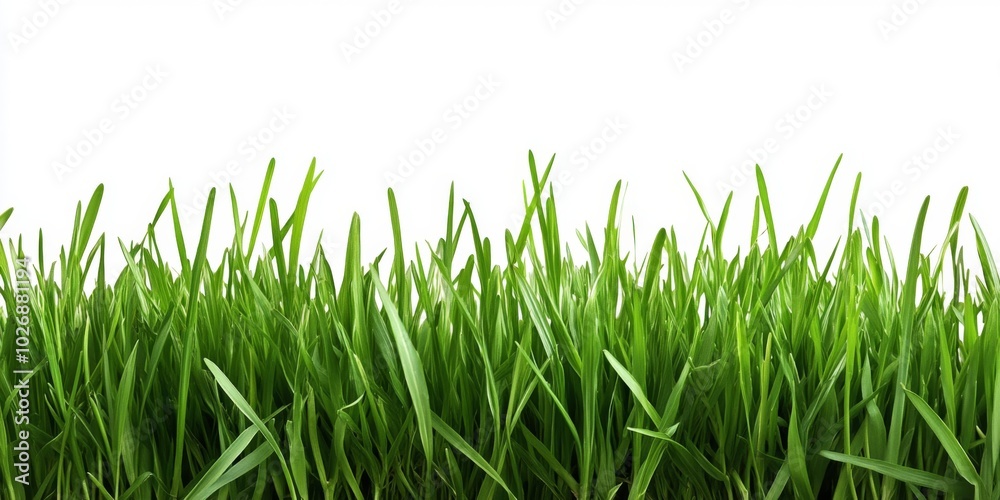 Long blades of green grass around Long blades of green grass around