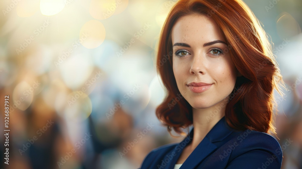 Confident businesswoman captivates a diverse crowd with her expert insights, igniting inspiration at the conference stage. Confident businesswoman captivates a diverse crowd with her expert insights, igniting inspiration at the conference stage.