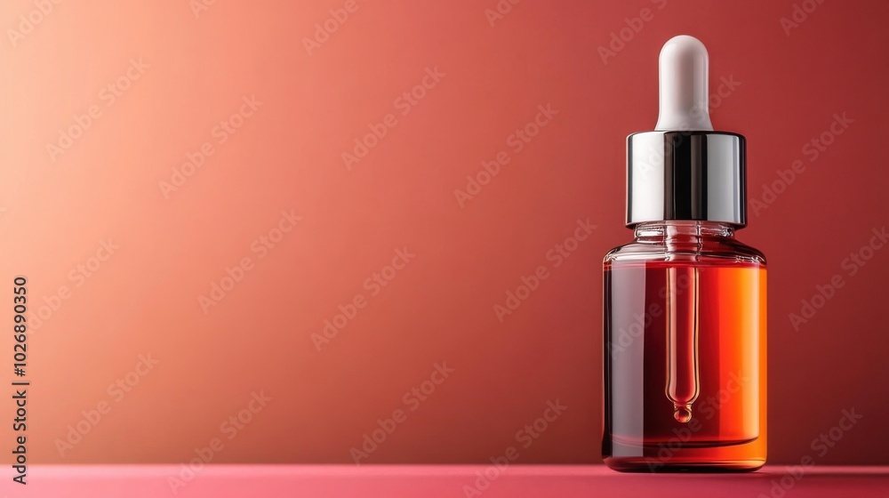 Elegant Serum Bottle for Skin Care in Soft Light Elegant Serum Bottle for Skin Care in Soft Light