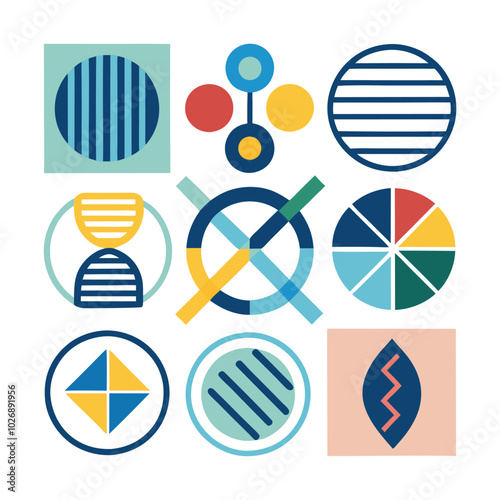 set of flat icons for web design