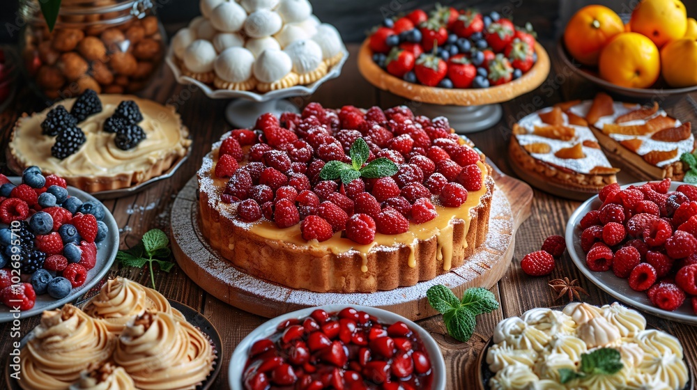 cupcakes with berries and fruits cupcakes with berries and fruits