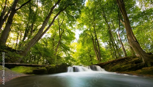 waterfall in the jungle