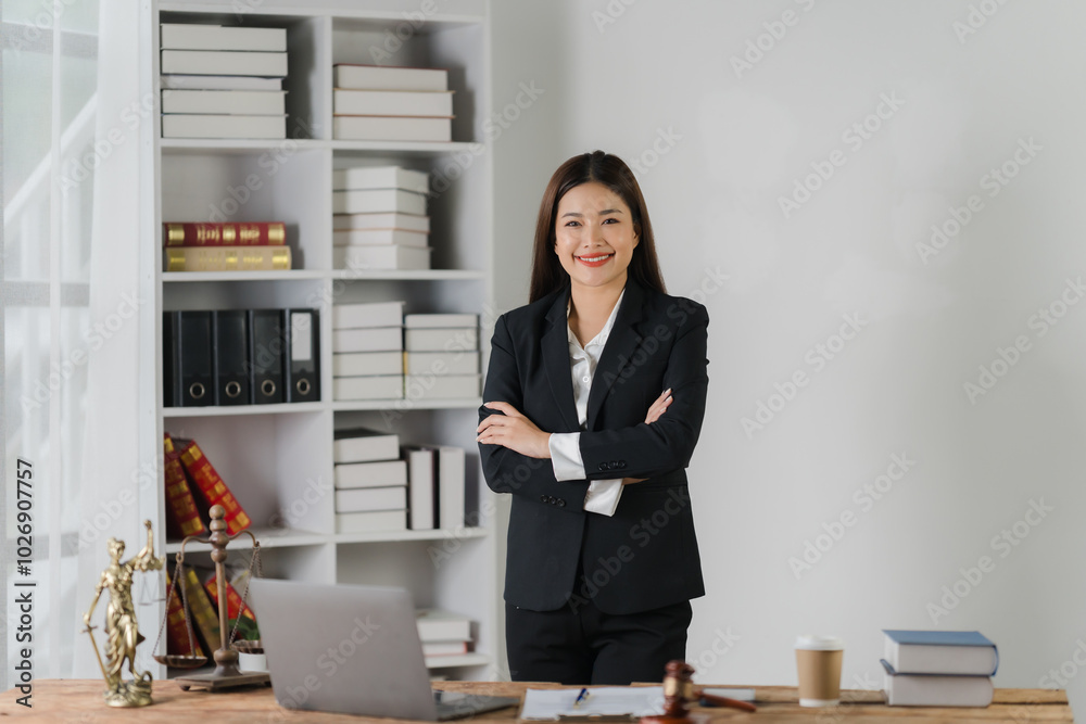 Confident Lawyer in Modern Office Confident Lawyer in Modern Office