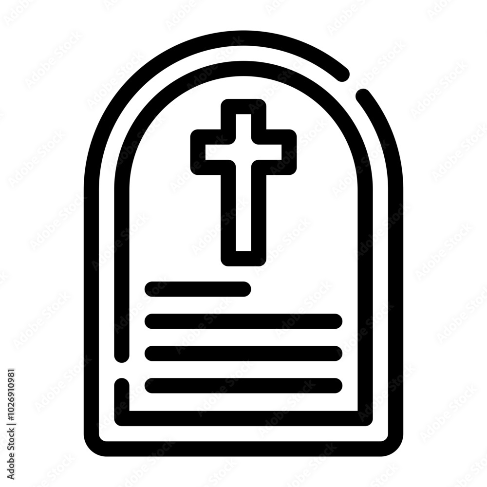 Obraz premium commandments line icon