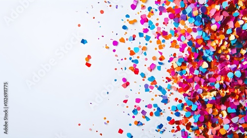 Colorful Confetti Background Celebration Party Festive Decor