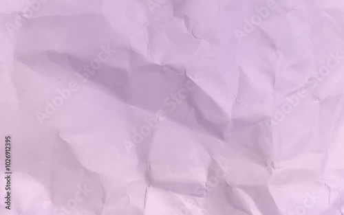 Torn piece of irregular crumpled paper vector.  Light Cream and Light Pink Backgrounds. 