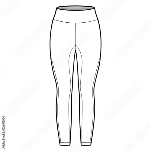 leggings pant vector design illustration 