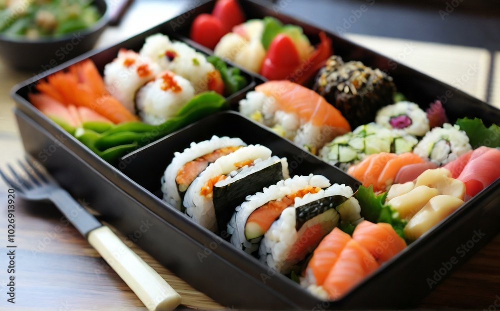 sushi and chopsticks sushi and chopsticks