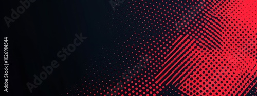Wallpaper Mural Abstract red and black halftone pattern background. Torontodigital.ca