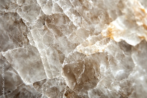 Close-up of a light brown and white marble surface with a natural texture.