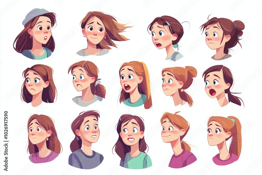set of faces set of faces