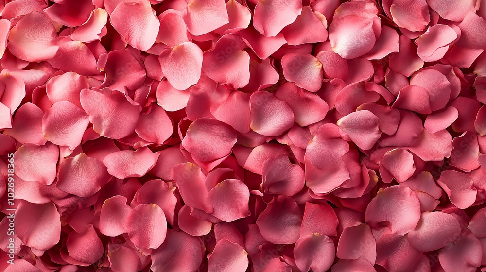 Pink rose petals on a flat surface. Pink rose petals on a flat surface.