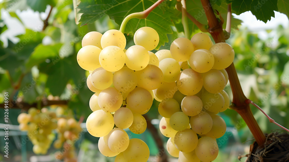 Fototapeta premium Grapes on the vain