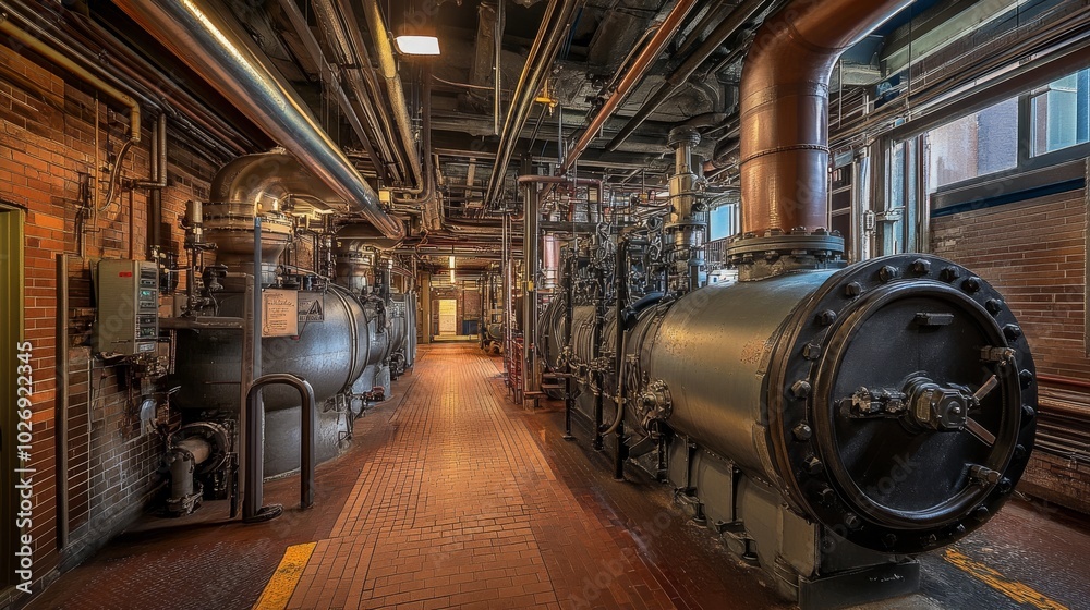 Energy plant's pipes Energy plant's pipes