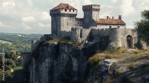 Castle in southwest France photo