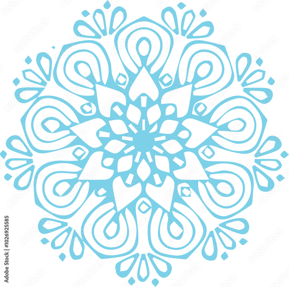 Beautiful flower art and mandala vector design Beautiful flower art and mandala vector design