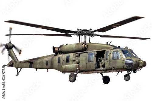 Wallpaper Mural Large military helicopter hovering in the sky Torontodigital.ca