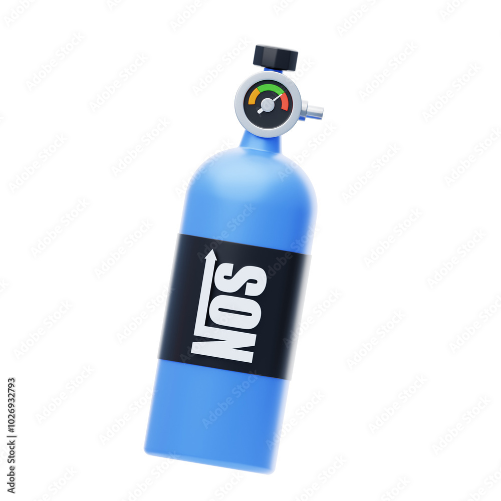 3D NOS Bottle for Speed Boost in Racing 3D NOS Bottle for Speed Boost in Racing