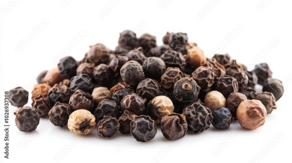 Isolated pepper on white