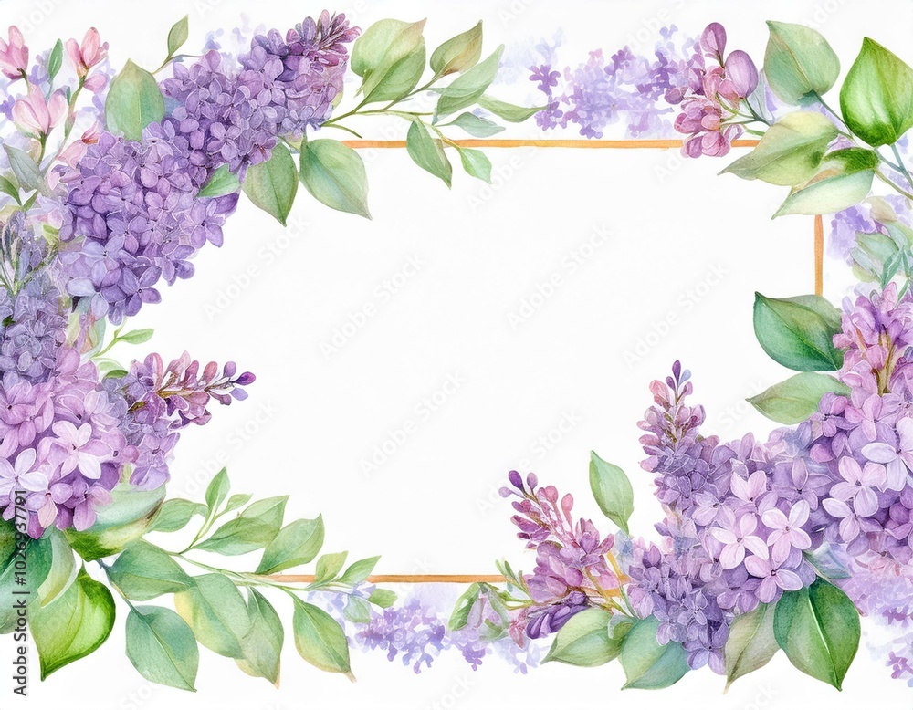 frame of hyacinth flowers frame of hyacinth flowers