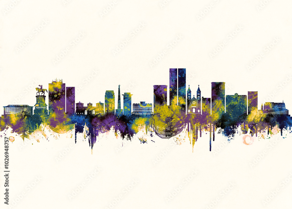 Obraz premium Luxembourg City Skyline. Cityscape Skyscraper Buildings Landscape City Architecture Business View Building Corporate Abstract Landmarks Travel Downtown Background Modern Art