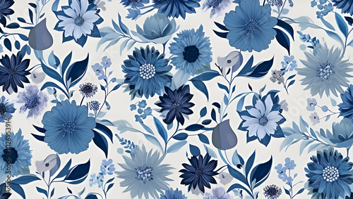 seamless floral pattern background