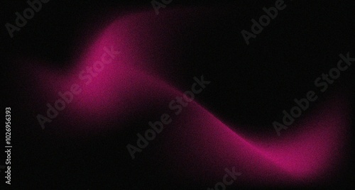 Gradient lights on black background, abstract dark pink grain gradation texture, vector pink soft blur with noise texture abstract background