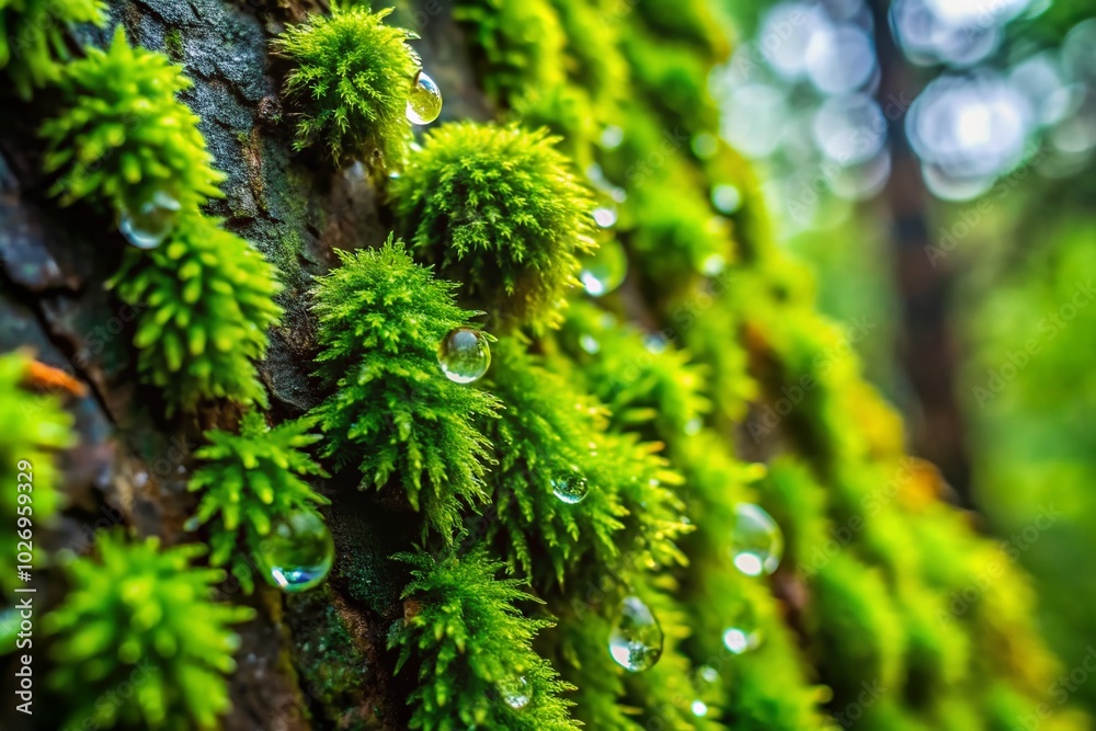 Lush green moss and new tree bark growth highlight nature's resilience, captured in stunning macro photography, showcasing the intricate beauty of Lush green moss and new tree bark growth highlight nature's resilience, captured in stunning macro photography, showcasing the intricate beauty of