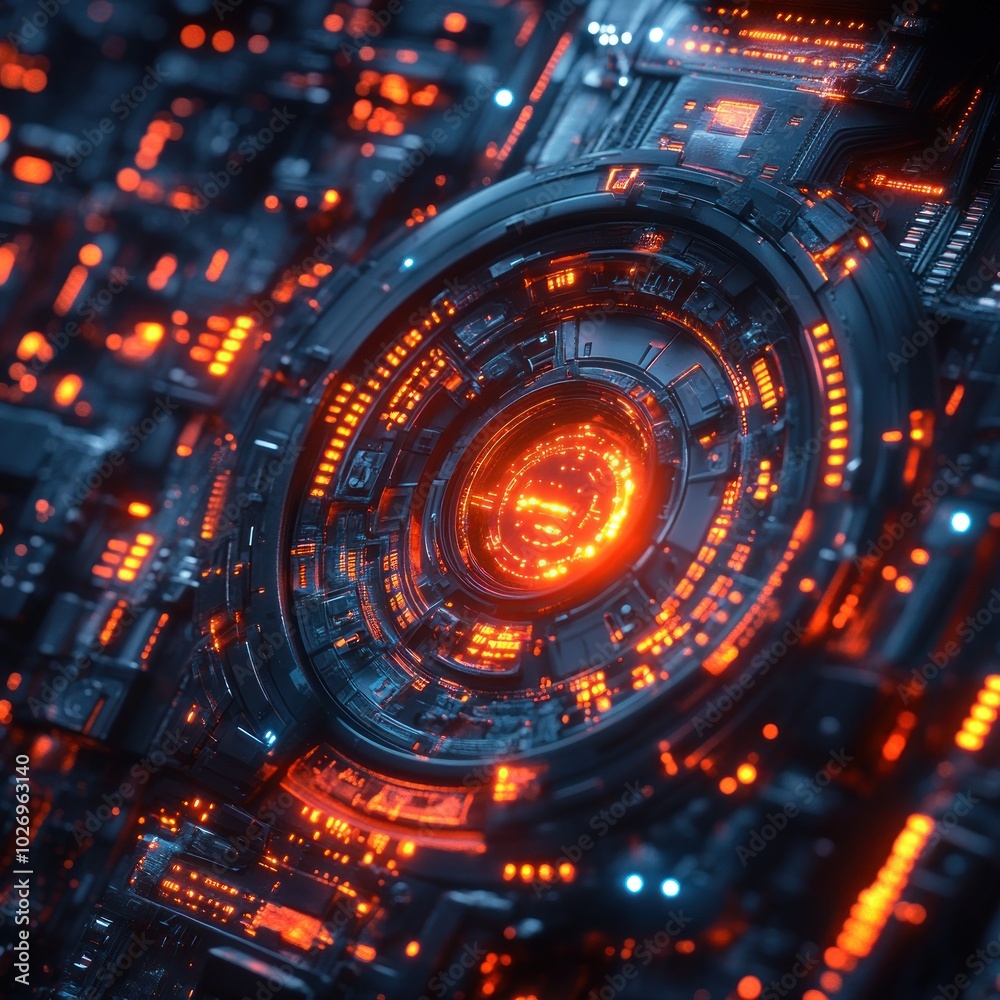 Abstract Futuristic Technology