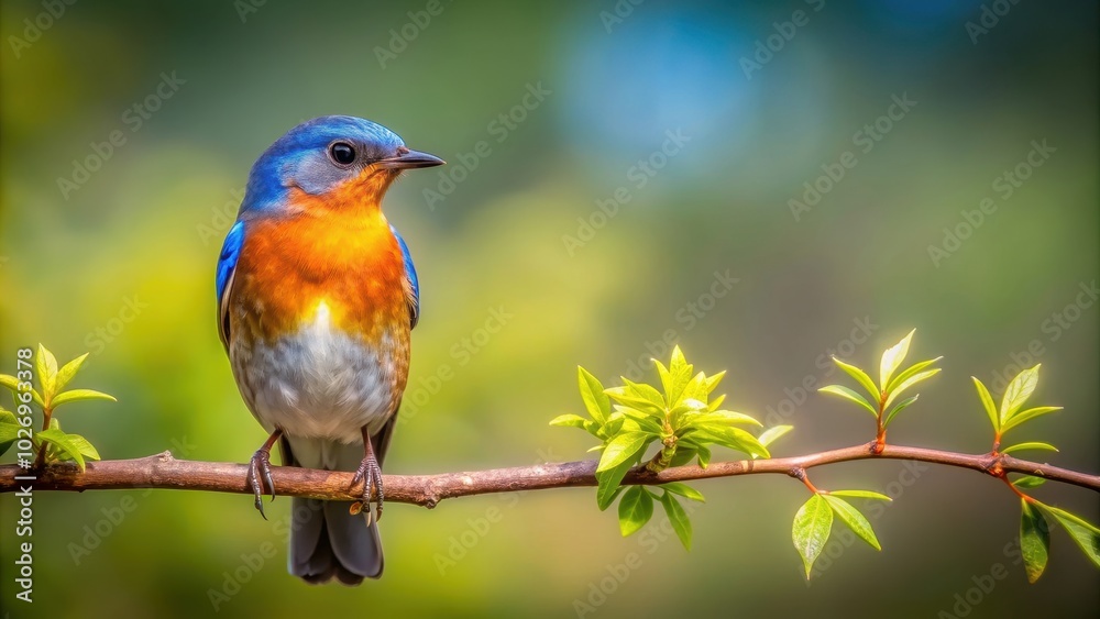 Obraz premium Bird perched on tree branch , bird, sitting, tree, nature, wildlife, feathers, perched, branches, outdoors, serene, peaceful, avian