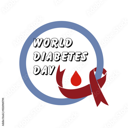 world diabetes day logo design