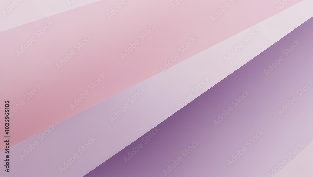 Soft and elegant geometric background with overlapping diagonal stripes in subtle shades of pink and purple