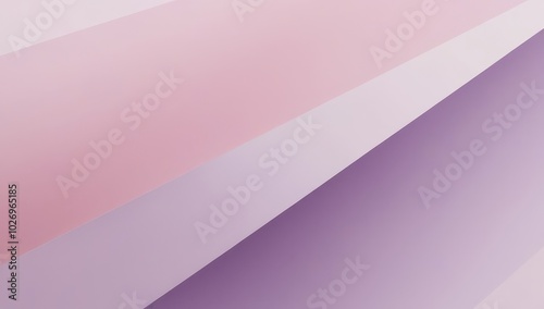 Soft and elegant geometric background with overlapping diagonal stripes in subtle shades of pink and purple