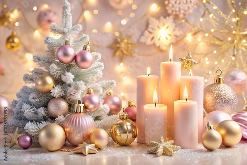 christmas decoration with candles