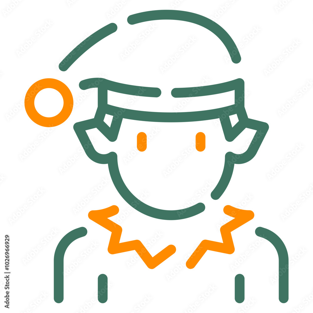 A charming illustration of an elf with a festive hat, perfect for holiday themes and creative projects. A charming illustration of an elf with a festive hat, perfect for holiday themes and creative projects.