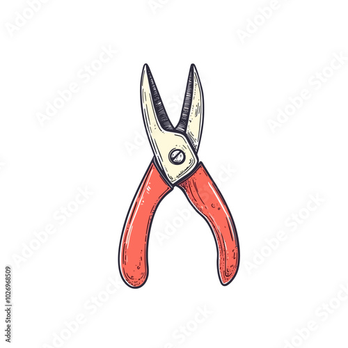 pliers isolated on white