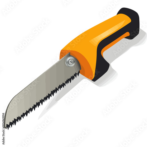 saw blade isolated on white