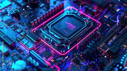 High-performance gaming PC setup with RGB lighting and ergonomic accessories. Ideal for hardcore gamers looking for fast, smooth, and immersive gameplay. Featuring cutting-edge technology 